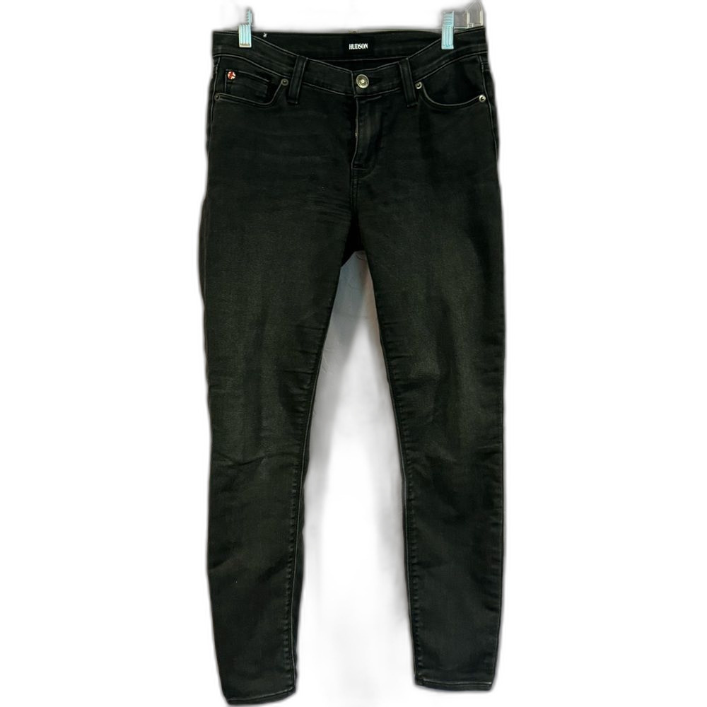 Hudson Jeans Women's Black Krista Super Skinny Ankle Jeans - 27